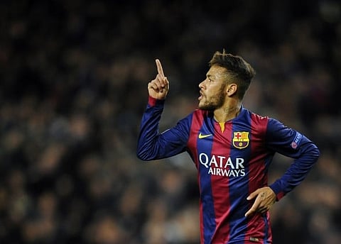 Big rival: Neymar plays for Barcelona but Ronaldo recognises the Brazilian's brilliance