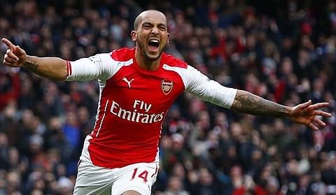 Red hot: Walcott says the team's mentality is stronger than he has ever known