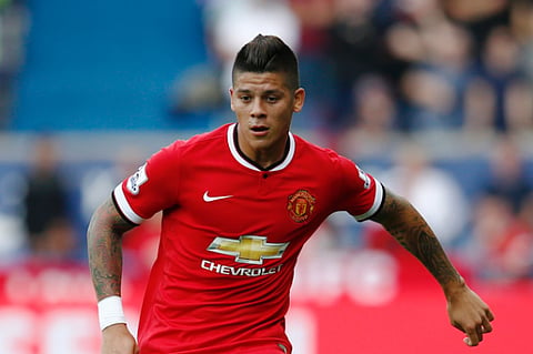 Crisis management: Rojo is one of the four senior United full-backs out injured