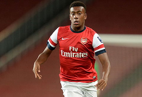 Red raw: Iwobi has showed encouraging signs in his few senior starts