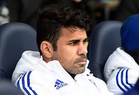 Sub standard: Diego Costa has been dropped to the bench after some poor displays