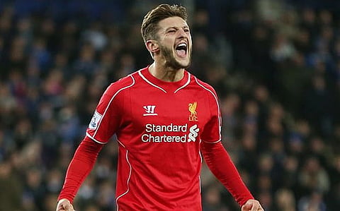Time out: Lallana will miss Liverpool's trip to Augsburg due to injury