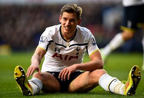 Injury blow: Vertonghen limped off at Palace and could be sidelined for weeks