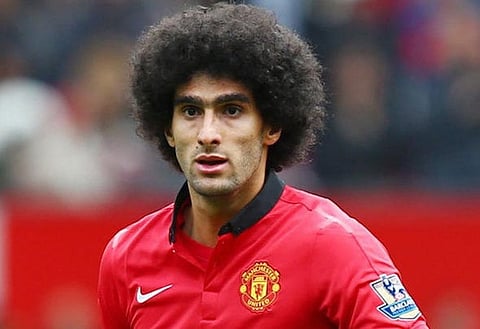 Target man: Fellaini does not fit into Mourinho's United plans