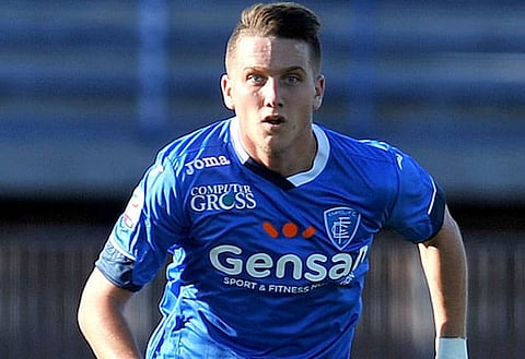 Blue-eyed boy: Liverpool are monitoring Empoli star Zielinski
