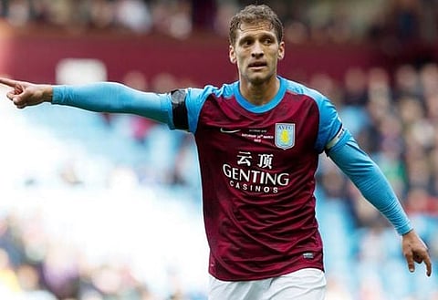 Pictured: New Aston Villa duo joined in training by comeback hero