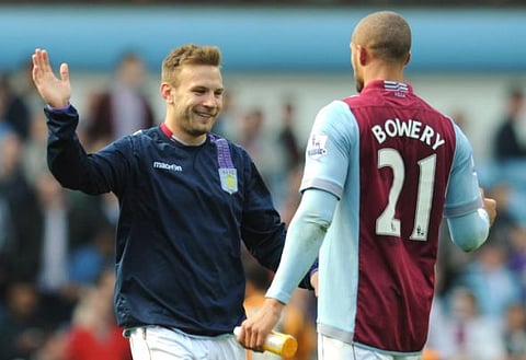 Done deal: Ex Aston Villa flop striker agrees move to London club