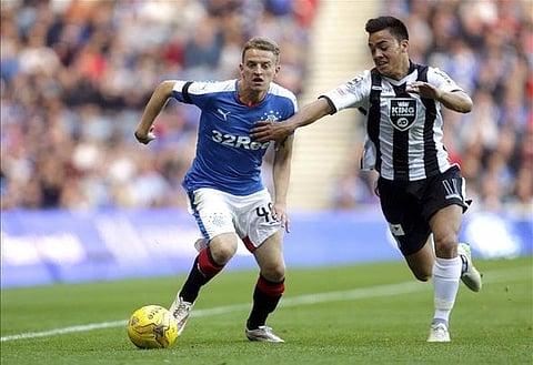 Rookie midfielder confident he can elbow senior Rangers stars aside to clinch first team place