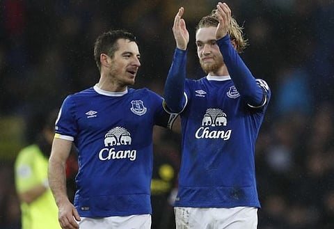 Tom Davies delivers Twitter message to Everton fans after win v Leicester