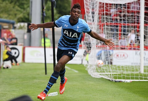 Done deal: Forward signs as Tottenham agree terms
