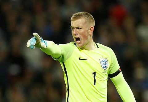 Soccer Football - International Friendly - England vs Germany - Wembley Stadium, London, Britain - November 10, 2017 England’s Jordan Pickford Action Images via Reuters/Carl Recine