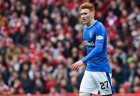 Rangers fans react as David Bates leaves Ibrox