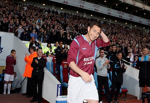 Football - Tony Carr Testimonial - West Ham United v Academy All-Star XI - Upton Park - 5/5/10
Frank Lampard walks out on to the pitch for the Academy All Stars
Mandatory Credit: Action Images / Scott Heavey
Livepic