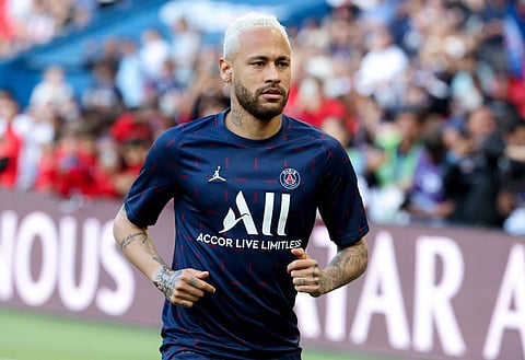 Neymar has been linked with a move to Manchester United