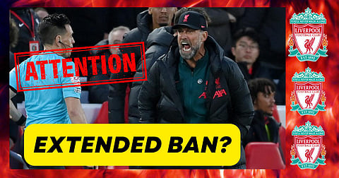 Revealed: How Jurgen Klopp could land extended Liverpool ban