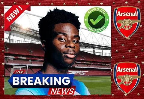 Sources: Arsenal tell sponsors £52m Bukayo Saka deal is all but done