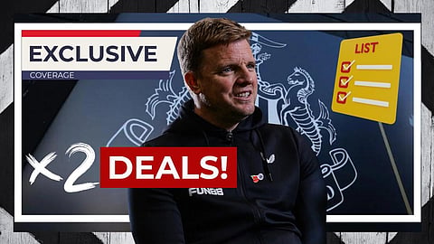 Sources: Newcastle United two-man January shopping list revealed