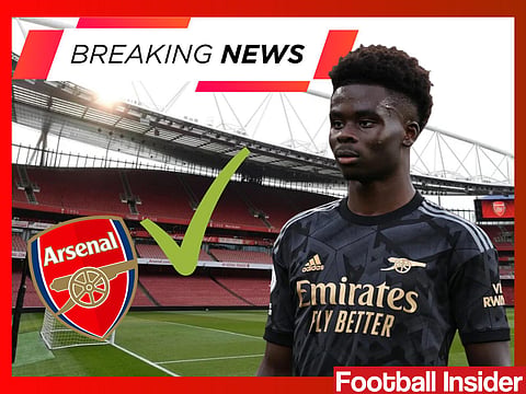 Sources: Arsenal reach agreement in principle on £80m Bukayo Saka deal