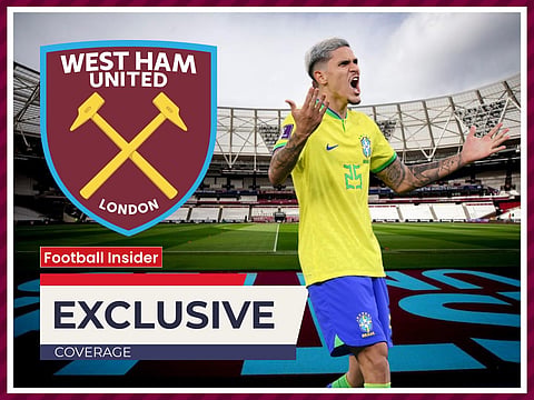 Sources: West Ham line up summer deal for Brazilian World Cup star Pedro