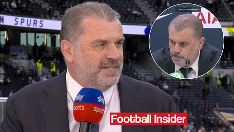 Ange Postecoglou could quit Tottenham after new rant. (Credit: Sky Sports)