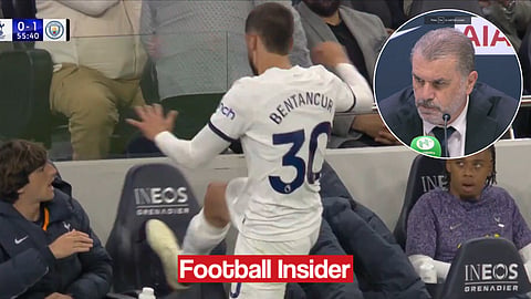 Rodrigo Bentancur slammed as Tottenham footage emerges. (Credit: Sky Sports)