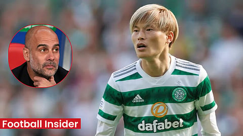 Kyogo Furuhashi: Celtic fans stunned by '£50m' Man City news