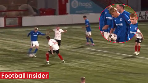 Rangers fans stunned by what Alex Lowry did last night in new footage