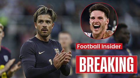 Declan Rice sends message to Jack Grealish after England celebration controversy