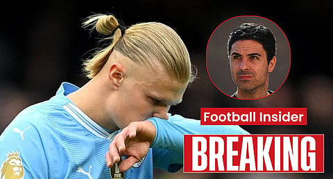 Piers Morgan sends 'nasty' message to Erling Haaland after Arsenal bust-up