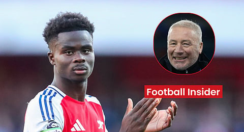 Arsenal fans want Ally McCoist 'sacked' after 'scandalous' Bukayo Saka claim