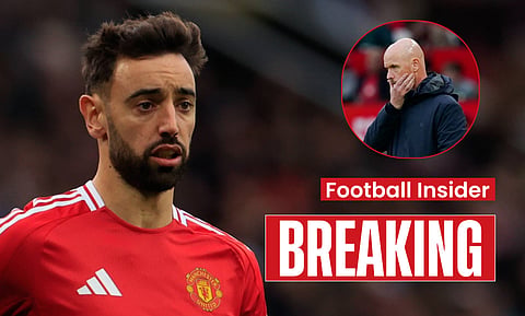 Bruno Fernandes sends message to Man United fans after Ten Hag sacking