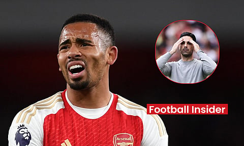 Arsenal told to 'sell Gabriel Jesus in January' as new stats emerge