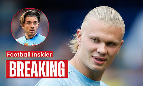 Erling Haaland shares new Man City travel update with Jack Grealish