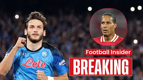 Khvicha Kvaratskhelia drops Liverpool transfer hint on social media