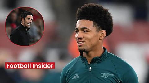 Ethan Nwaneri reacts after confirmed Arsenal exit to Man United