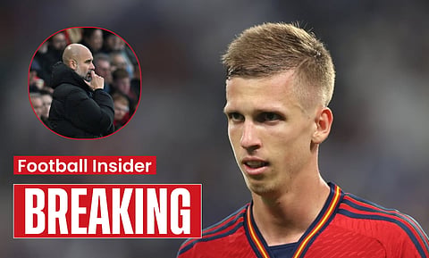 Dani Olmo sends three-word message after big Man City news