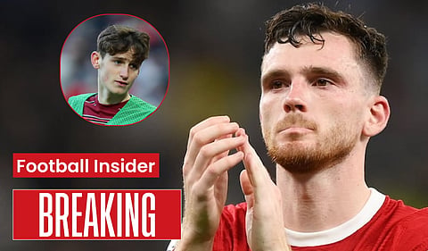 'Tyler Morton relative responds after Andy Robertson Liverpool throat-grab'