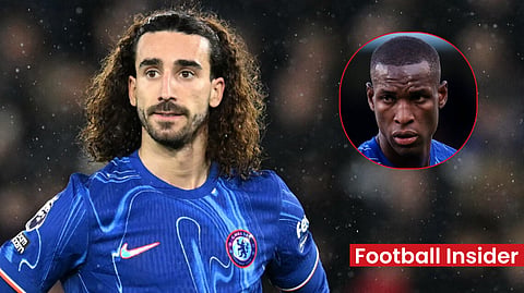 Marc Cucurella and Tosin Adarabioyo react to Nicolas Jackson's unexpected message
