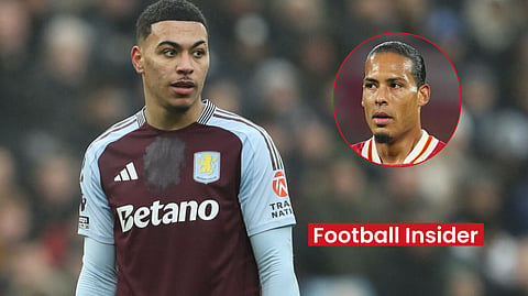 Morgan Rogers laughs off Virgil van Dijk after Aston Villa vs Liverpool