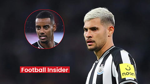 Alexander Isak and Guimaraes react to Newcastle teammate's devastating injury update