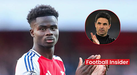 Bukayo Saka reacts to Arsenal teammate's message after 'hidden gem' claim