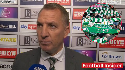 Celtic fans stunned by Brendan Rodgers confession - 'gone in the summer'