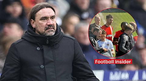 Daniel Farke fumes at Luton Town in Leeds United draw. (Credit: Image / Sky Sports Main Event)