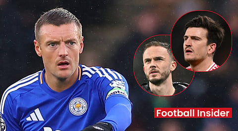 Harry Maguire and James Maddison lead ex-Leicester stars in reaction to Jamie Vardy's announcement