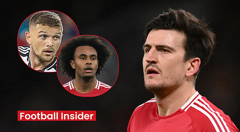 Kieran Trippier and Zirkzee react to Harry Maguire's Man United message