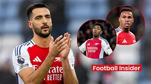 Myles Lewis-Skelly and Gabriel react as Merino sends 'rocking' Arsenal message