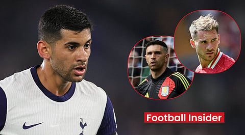 Mac Allister and Emi Martinez react to Cristian Romero's Tottenham message after bust-up