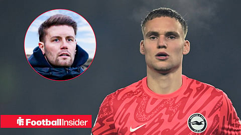 Bart Verbruggen responds to Brighton fans after 'Barcelona make contact'
