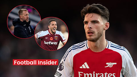 Declan Rice and Pablo Fornals react to major West Ham exit announcements
