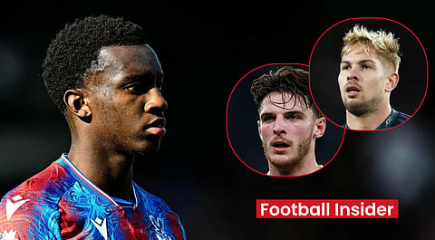 Declan Rice and Smith Rowe respond to Eddie Nketiah's Crystal Palace message